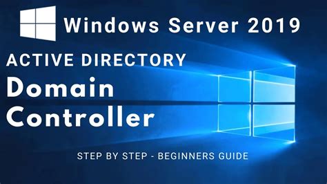 How do you configure a windows 2019 server active directory